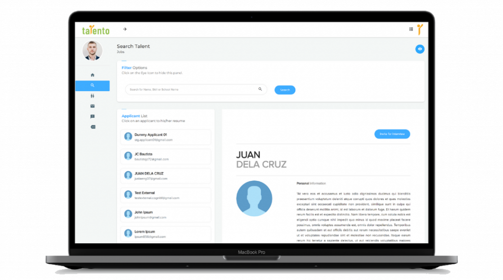 Talento Talent Database